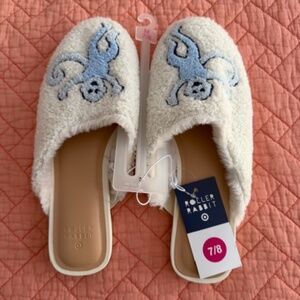 Roller Rabbit x Target Monkey Fuzzy Slippers - Size 7/8 - NEW w/tags